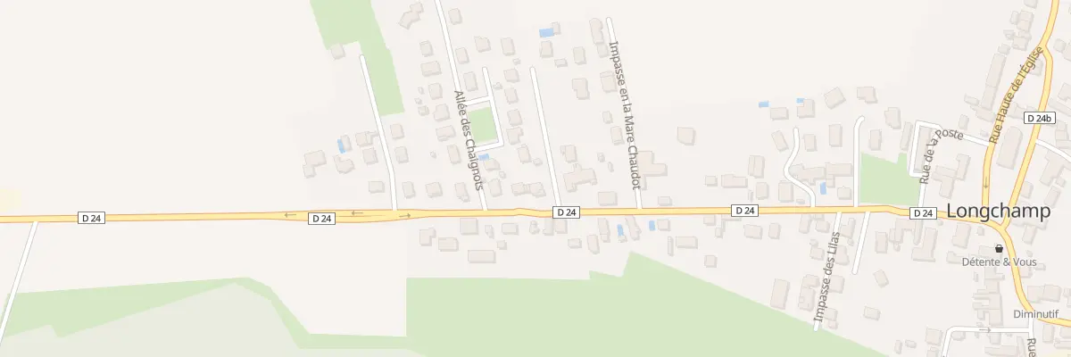 Plan du 24 Rue du Bourg à Longchamp