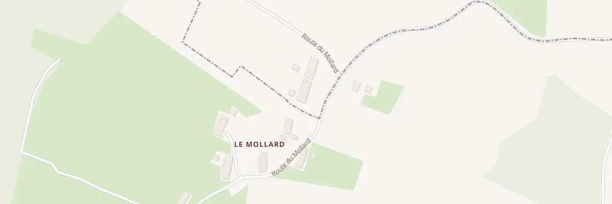 Plan du 1072 Rte du Mollard à Beaupont