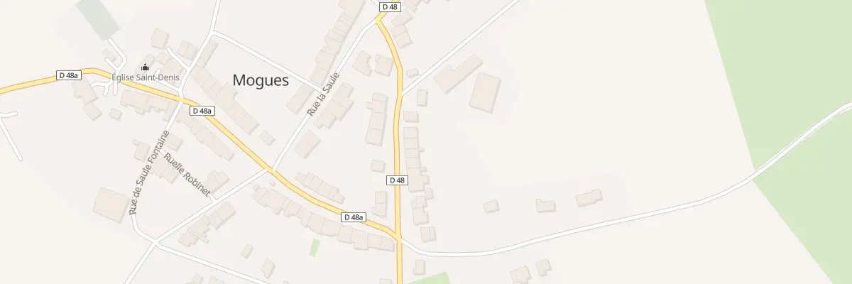Plan du 12 Vc La Haute Rue à Mogues