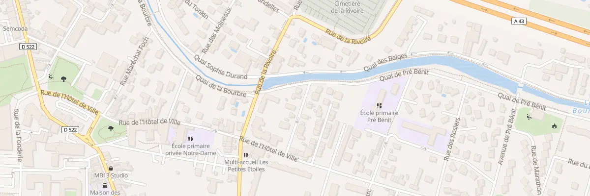 Plan du 3 Rue des Charmettes à Bourgoin-Jallieu