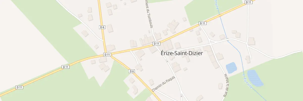 Plan du 6 Rue de Sampigny à Érize-Saint-Dizier