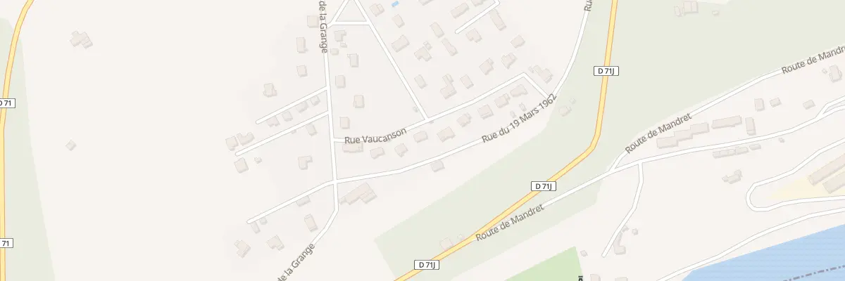 Plan du 5 Rue du 19 Mars 1962 à La Sône
