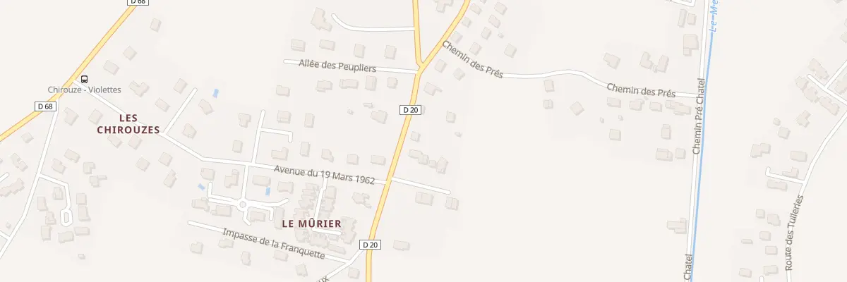Plan du 5506 Av du Vercors à Chatte