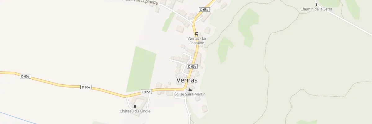 Plan du 5045 Le Village à Vernas