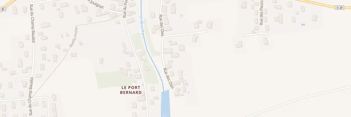 Plan du 16 Rue des Oies à Échenon