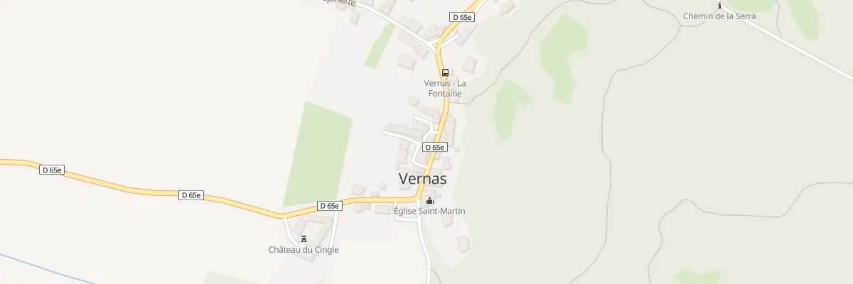 Plan du 5060 Le Village à Vernas