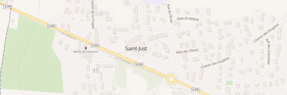 Plan du 4 Pl du Centre Village à Saint-Just
