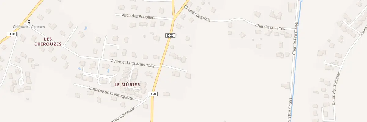 Plan du 47 Rue Francois Blanchin à Chatte