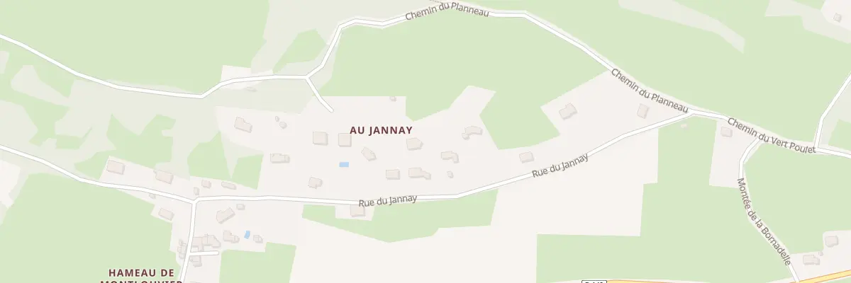 Plan du 390 Rue du Jannay à Dizimieu
