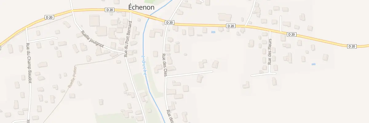 Plan du 6B Rue des Oies à Échenon