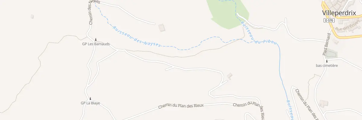 Plan du 5117 Plan des Rieux à Villeperdrix
