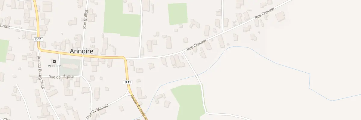 Plan du 16 Rue Chaude à Annoire
