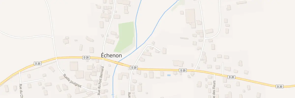 Plan du 5 Rue du Moulin Brûlé à Échenon