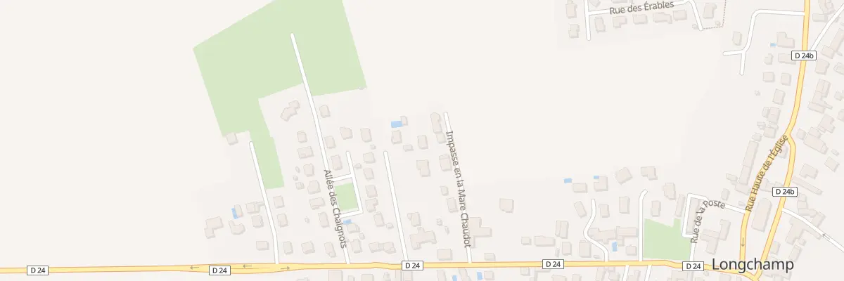 Plan du 22D Rue du Bourg à Longchamp