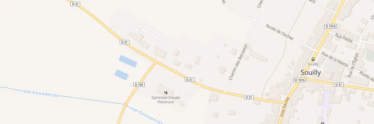 Plan du 10 Rte d’Ippecourt à Souilly