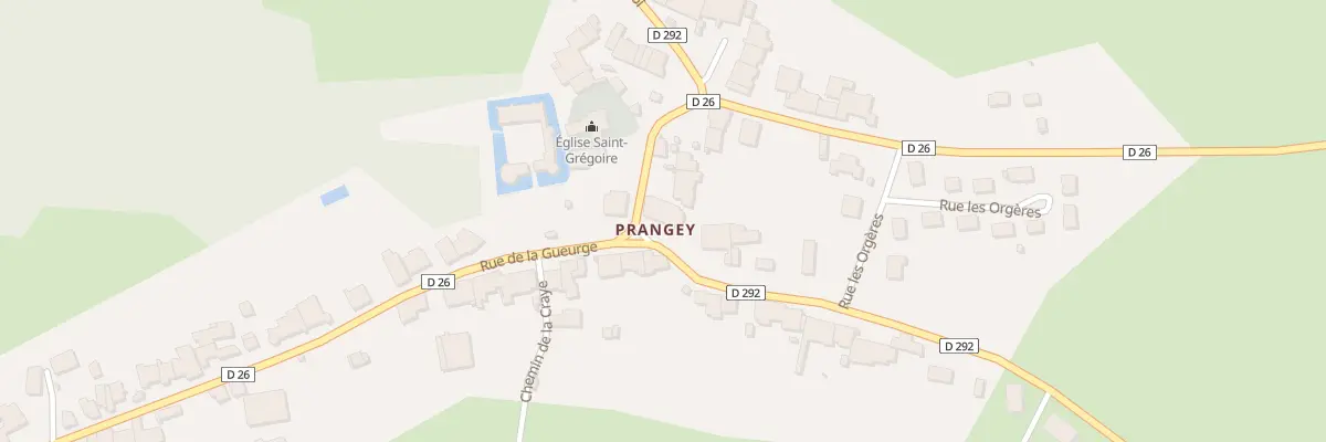 Plan du 1 Rue de Vendangeux à Villegusien-le-Lac