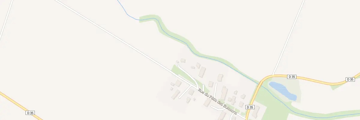 Plan du 14 Rue du Pâtis des Buissons à Tichey