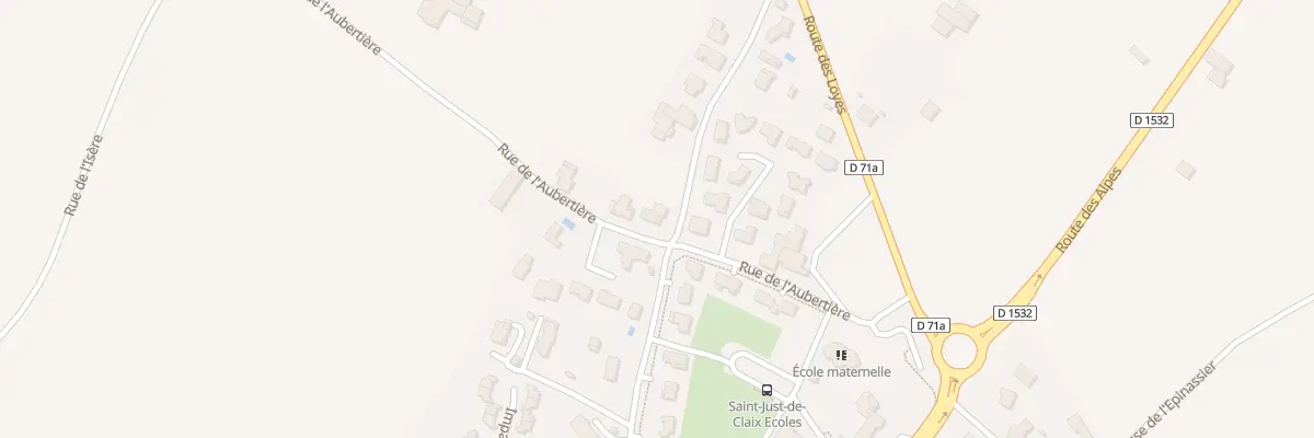 Plan du 200 Rue de l’Aubertière à Saint-Just-de-Claix