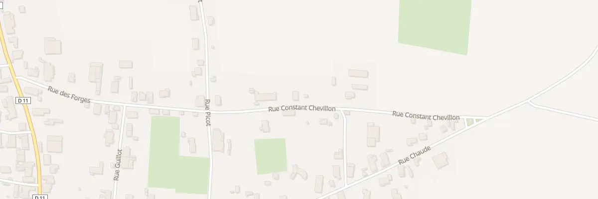 Plan du 5 Rue Constant Chevillon à Annoire