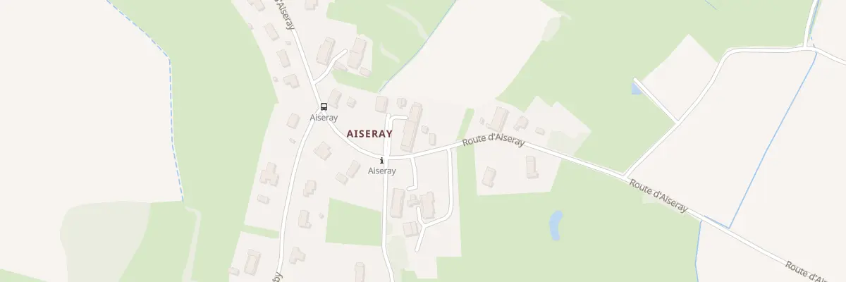 Plan du 1095 Rte d’Aiseray à Bruailles