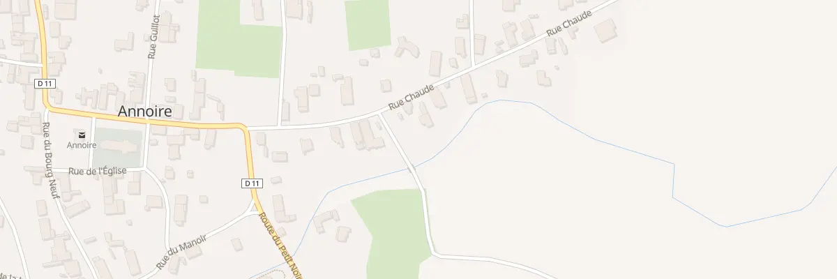 Plan du 18 Rue Chaude à Annoire