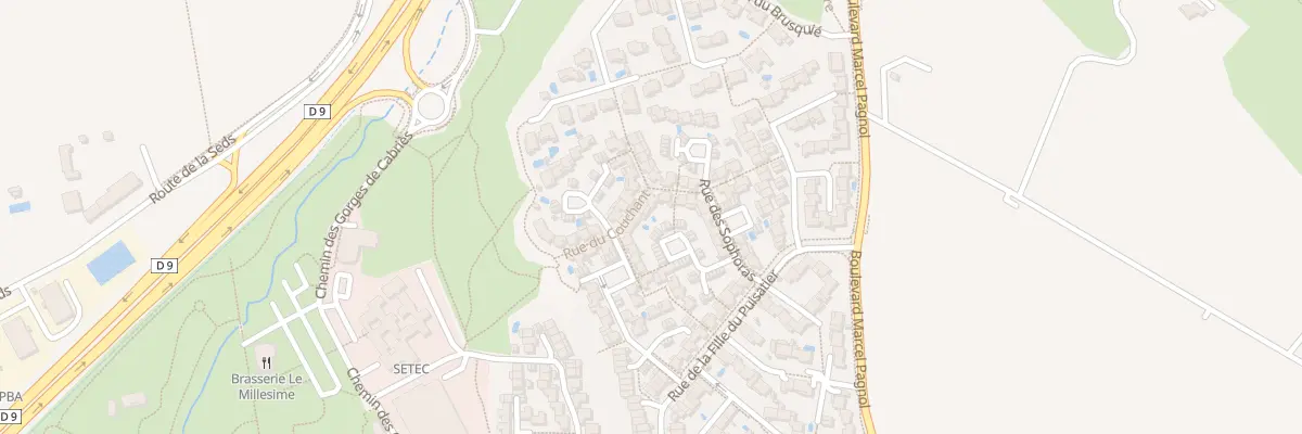 Plan du 12 Rue du couchant à Vitrolles