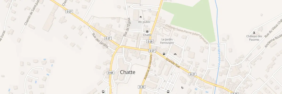 Plan du 82 Grande Rue à Chatte
