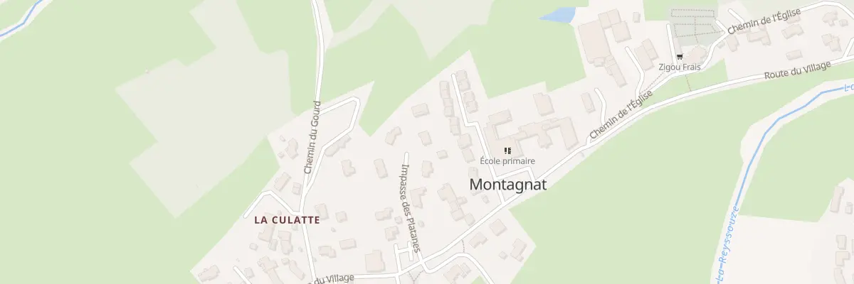 Plan du 5268 Le Village à Montagnat