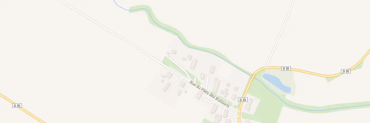 Plan du 12 Rue du Pâtis des Buissons à Tichey