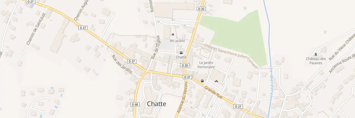 Plan du 3 Pl de l’Eglise à Chatte