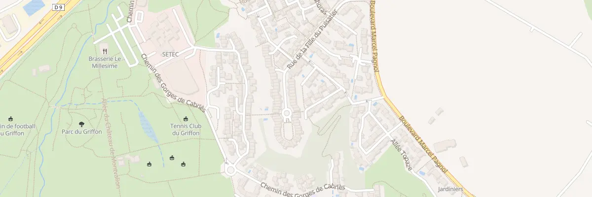 Plan du 27 Rue de la fille du puisatier à Vitrolles