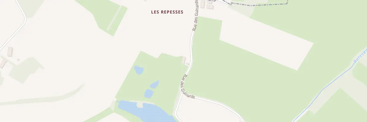 Plan du 160 Rue des Guinards à La Chaux