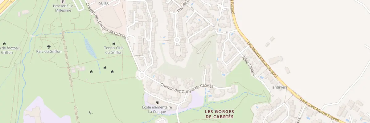 Plan du 57 Rue de la fille du puisatier à Vitrolles