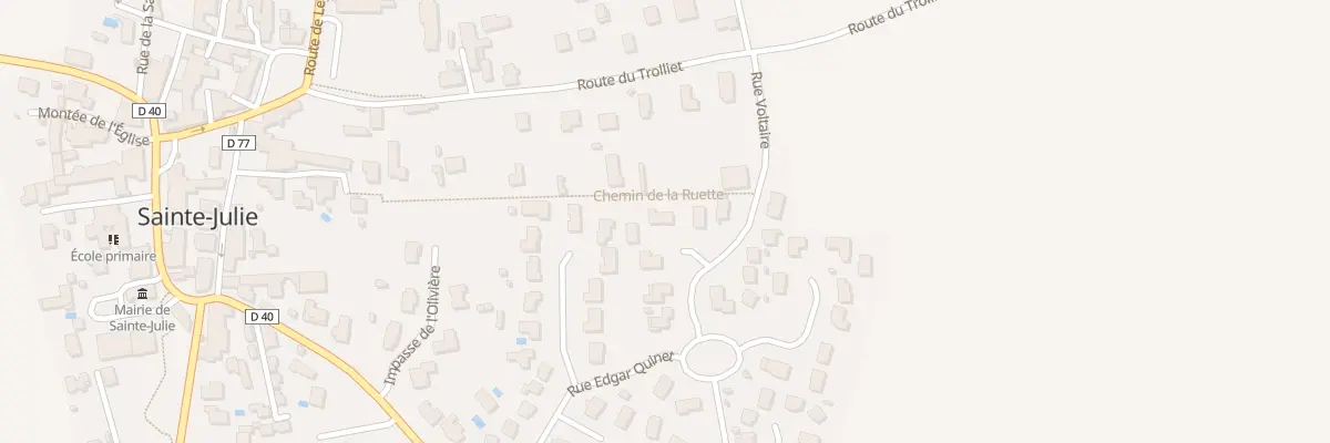 Plan du 9 Rue Voltaire à Sainte-Julie