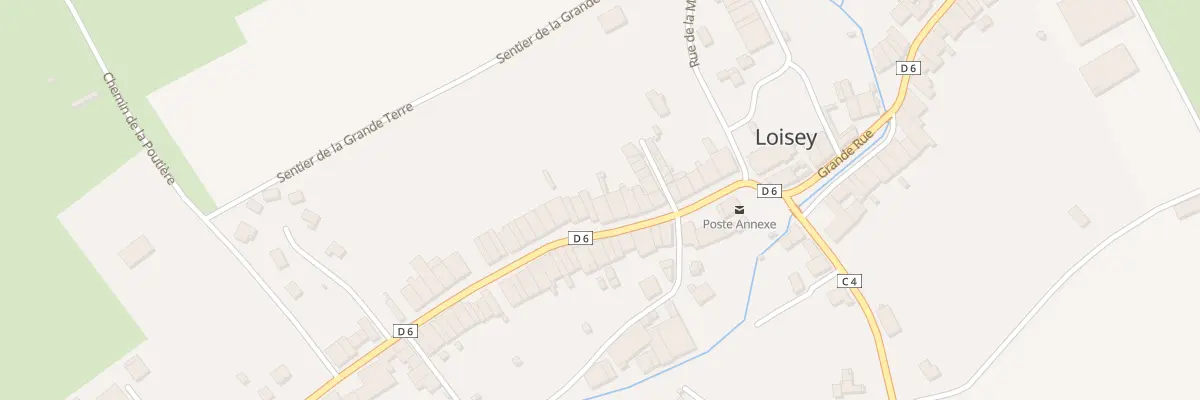 Plan du 61 Gr Grande Rue à Loisey