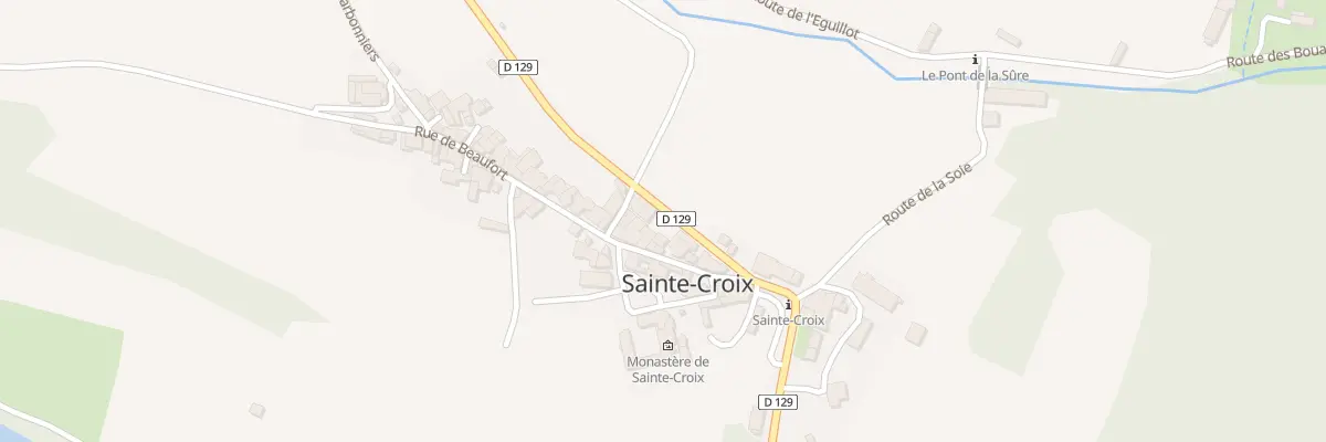 Plan du 837 Rte de la Vallée de Quint à Sainte-Croix