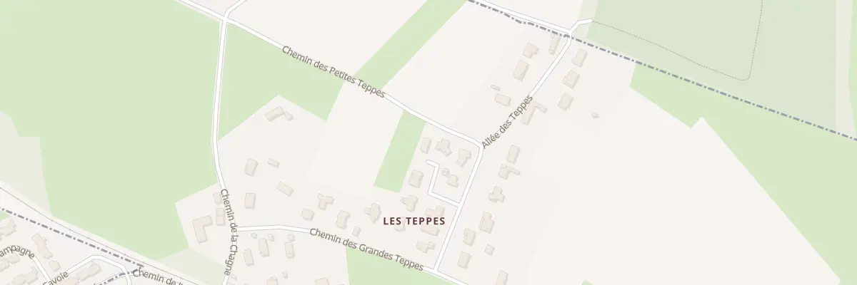 Plan du 84 All de la Palonniere à Saint-Just