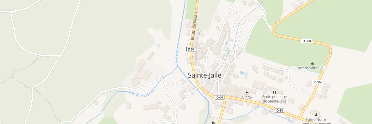 Plan du 5057 Le Village à Sainte-Jalle