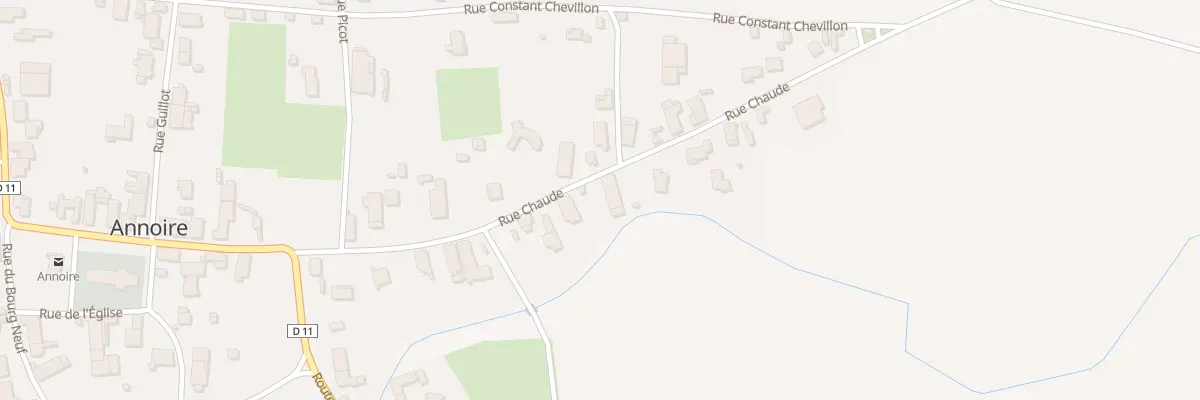 Plan du 22 Rue Chaude à Annoire