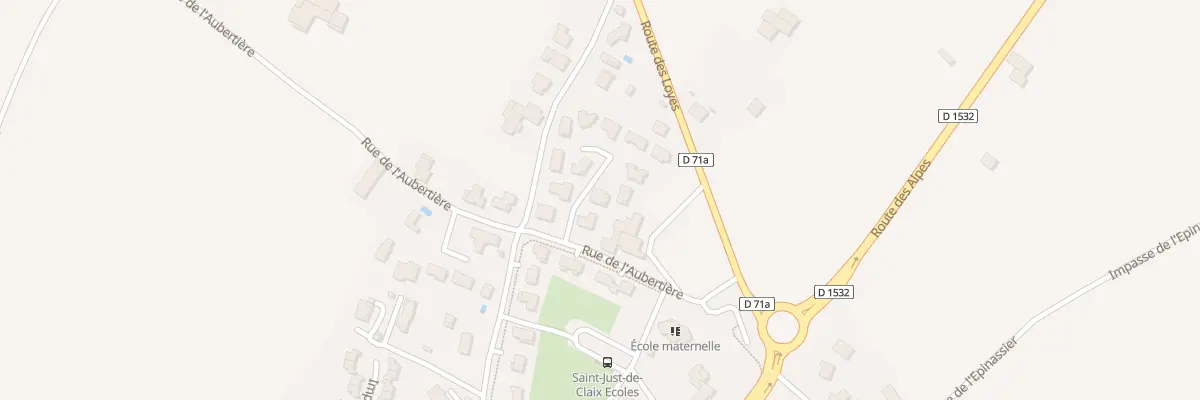 Plan du 194L Rue de l’Aubertière à Saint-Just-de-Claix