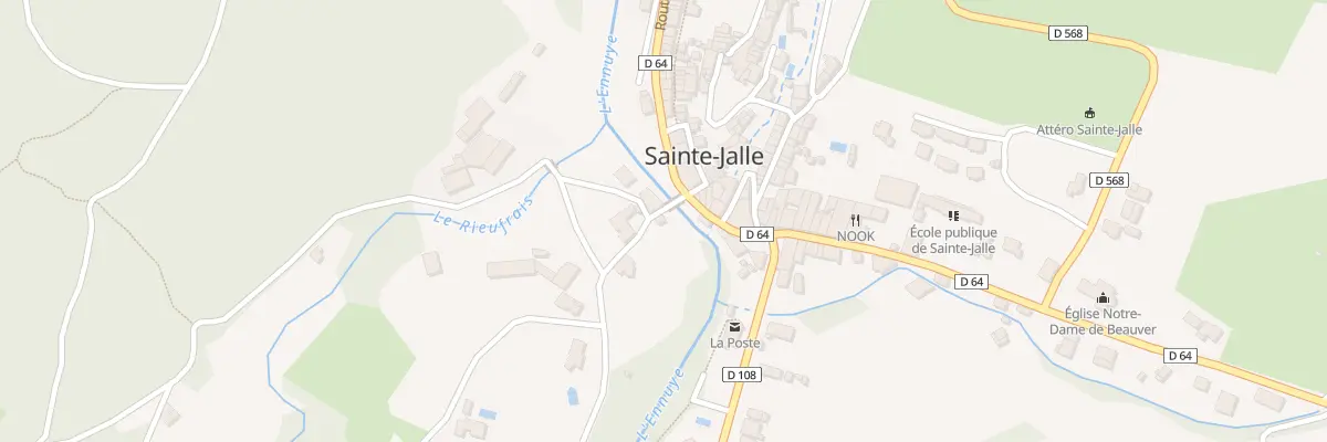 Plan du 25 Che de la Glacière Est à Sainte-Jalle