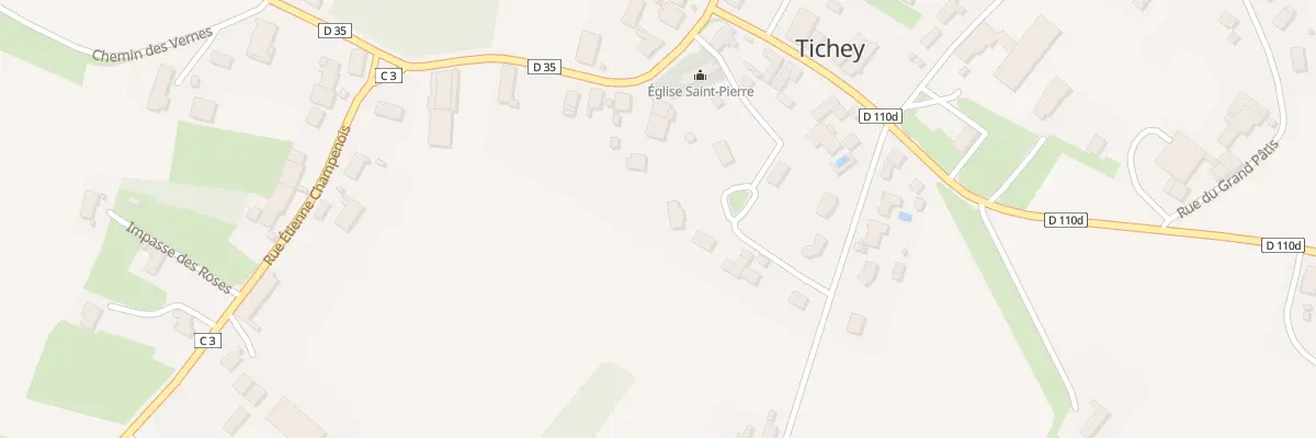 Plan du 9 Imp du Pre Tiercelin à Tichey