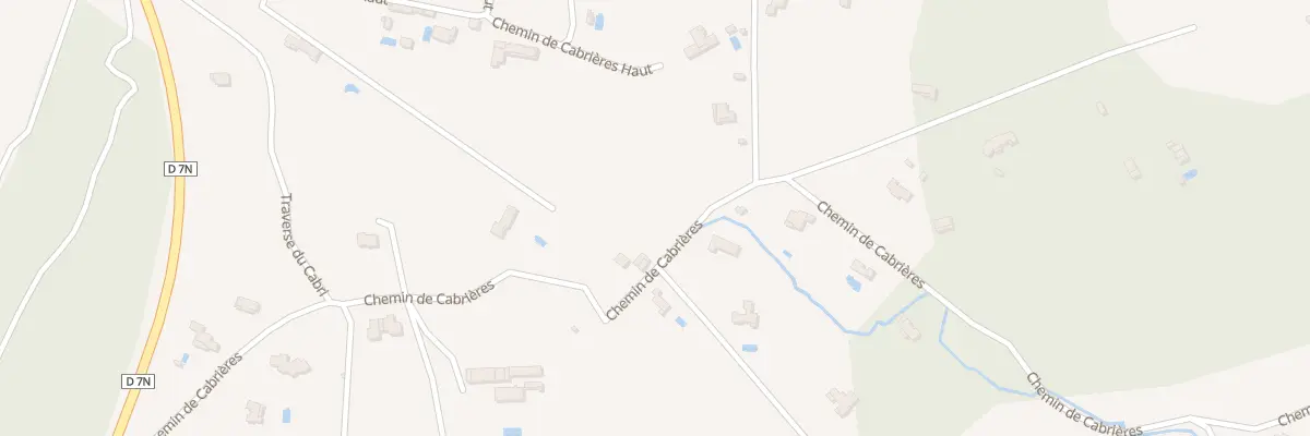 Plan du 697 Che de Cabrières à Lambesc