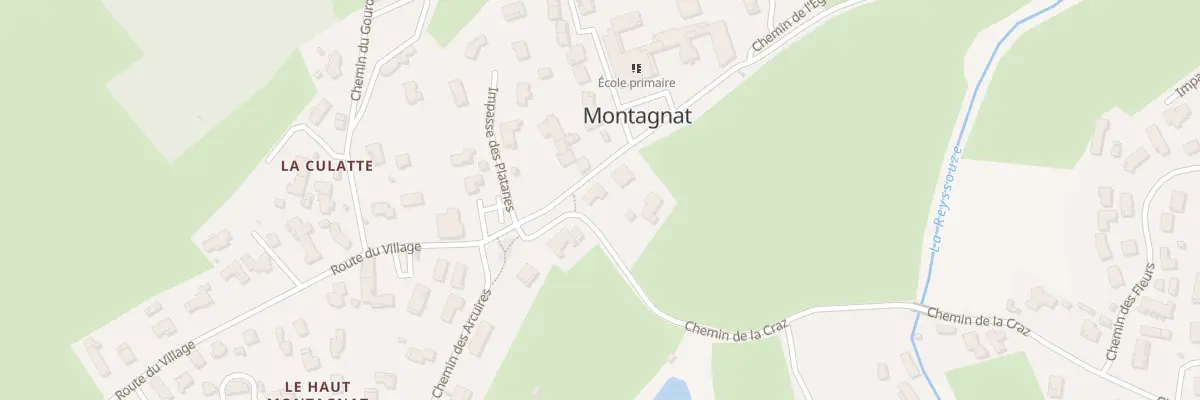 Plan du 1538 Rte du Village à Montagnat