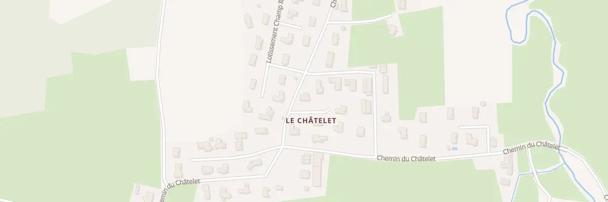 Plan du 1 Che du Chatelet à Saint-Étienne-du-Bois