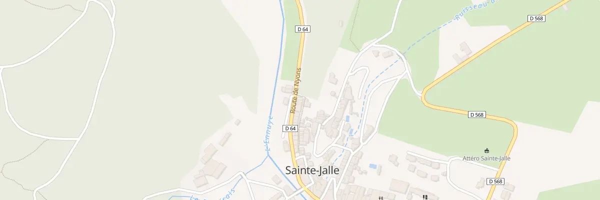 Plan du 5047 Le Village à Sainte-Jalle