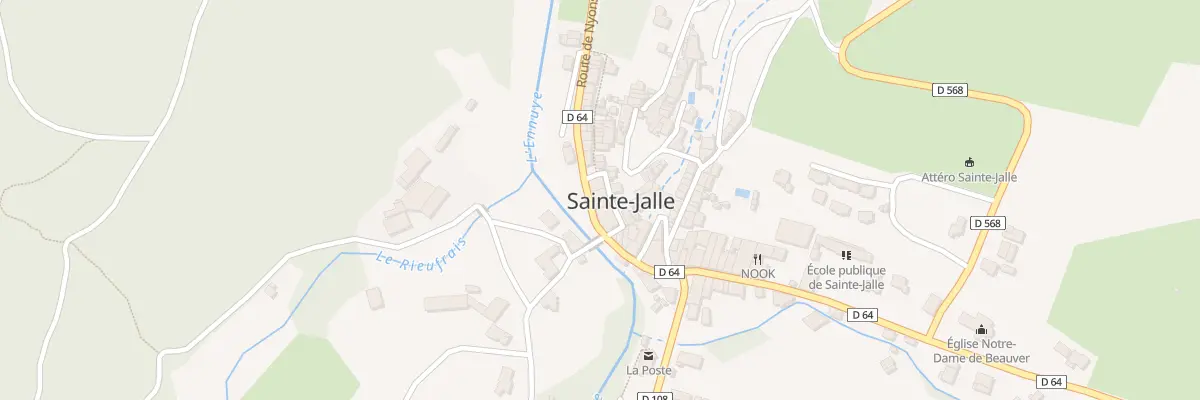 Plan du 5061 Le Village à Sainte-Jalle