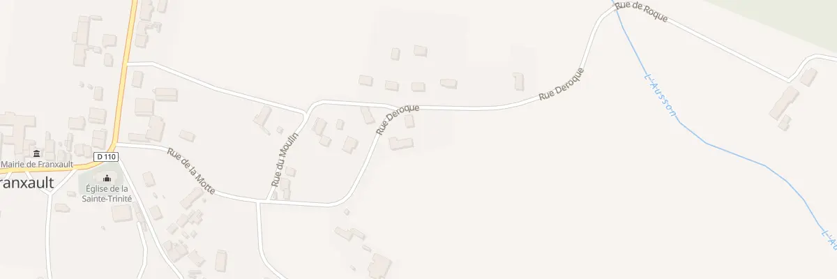 Plan du 6 Rue Deroque à Franxault