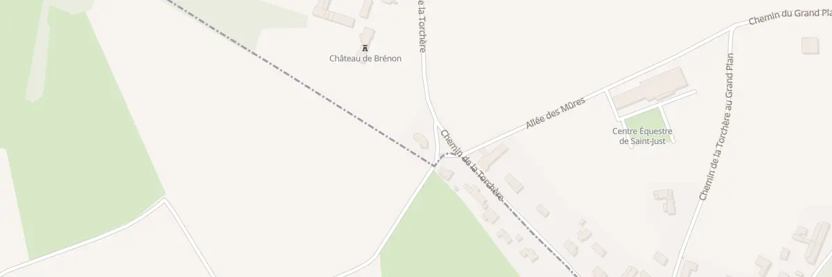 Plan du 788 Che de la Torchere à Saint-Just