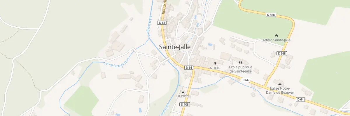 Plan du 5039 Le Village à Sainte-Jalle